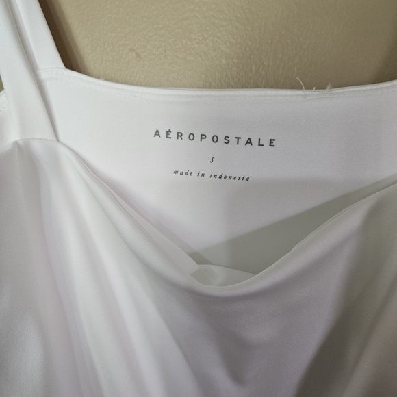Aéropostale White Athleisure Mini Dress With Built In Shorts | Size S - Picture 2 of 5